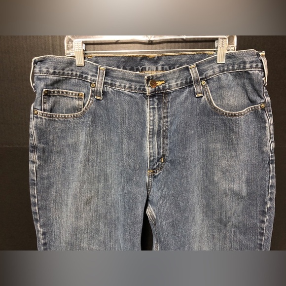 🪺Carhartt Distressed Relaxed Fit Blue Denim Jeans - Picture 4 of 13